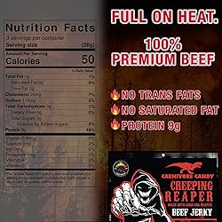 “Creeping Ghost” Carolina Reaper Jerky Beef