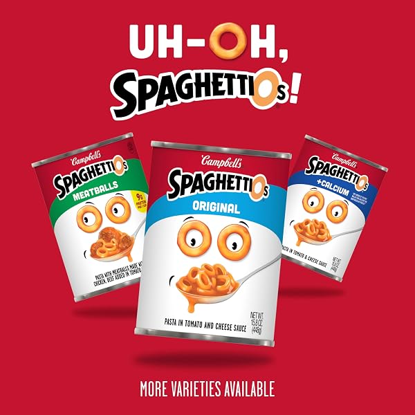 SPAGHETTIOS ORIGINAL CANNED PASTA, 15.8 OZ CAN (PACK OF 4)