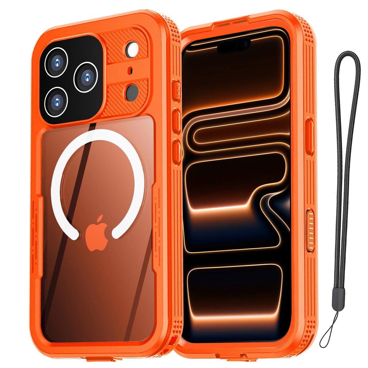 AICase Waterproof Case for iPhone 17 Pro Max+MagSafe Clear Water Proof Snowproof/Dustproof/Shockproof,IP68 Certified 360 Full Body Protection Fully Sealed Underwater for iPhone 17 Pro Max_98