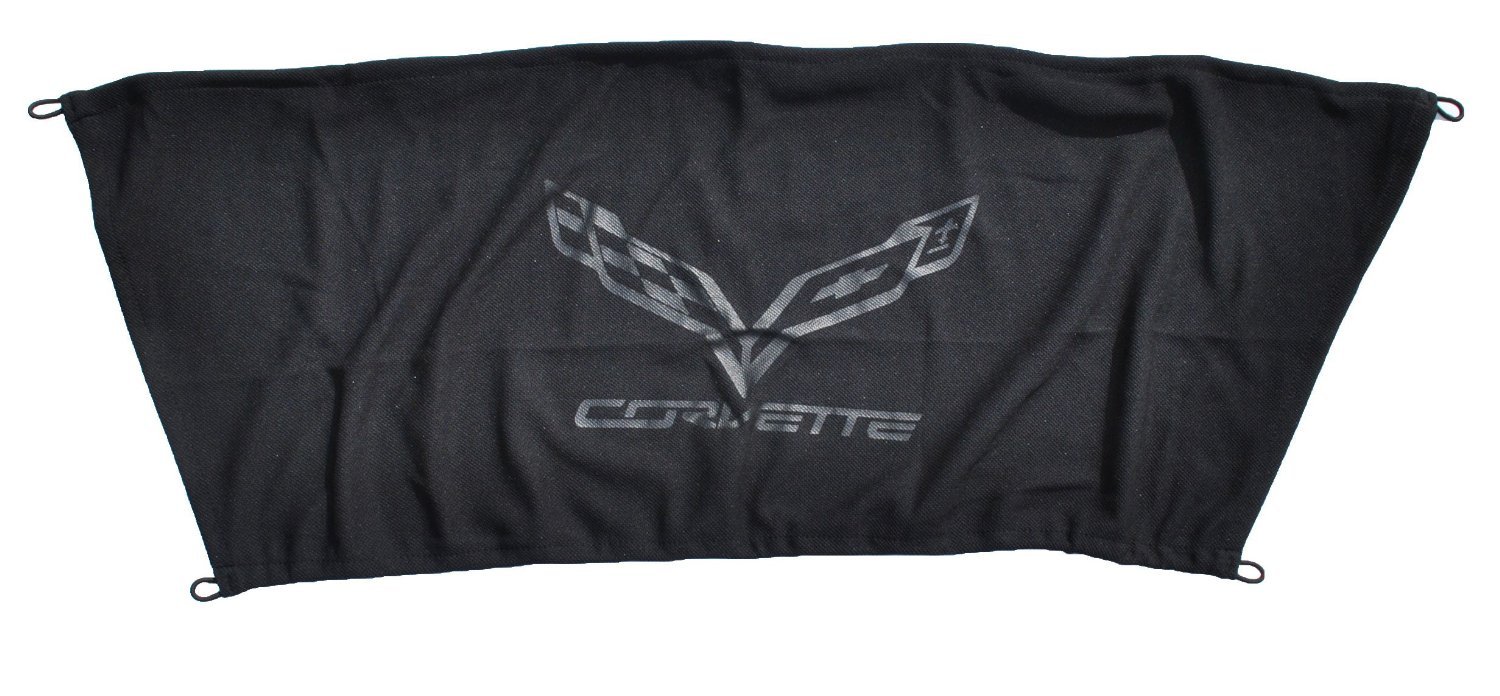 Trunk Security Upper Cargo Shade Cover For CORVETTE C7 2014 15 16 17 2018 2019 NEW (Upper with Corvette Embelm & Writting)