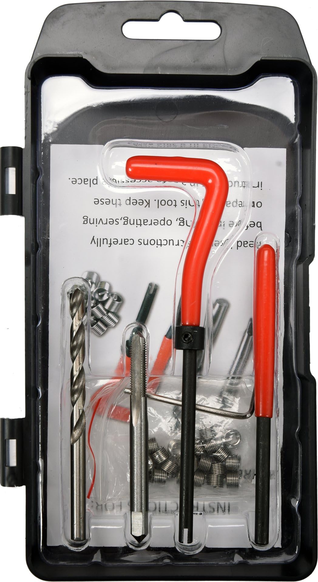 Yato Thread Repair Kit M5 x 0.8 mm | Repair Spoiled Thread with M5 Helicoidal Insert | Set with Tip and Die for Specific Sizes and Elic Springs