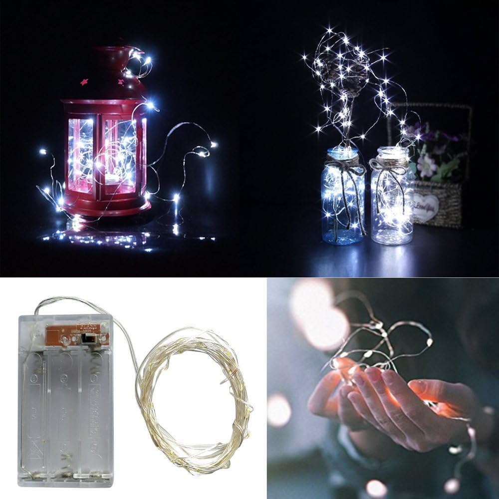 BXROIU 2 x Fairy String Lights Battery Operated - Image 4