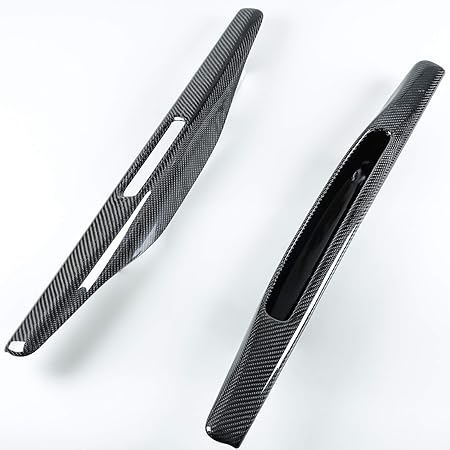 Amazon ポルシェ カレラs 4s ターボ 997 911用 左ハンドル カーボン ドア サイド シル カバー ドアスイッチ穴付き インテリアパネル 車 バイク