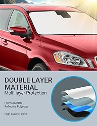 Proadsy 2024 Upgrade Front Windshield Sun Shade