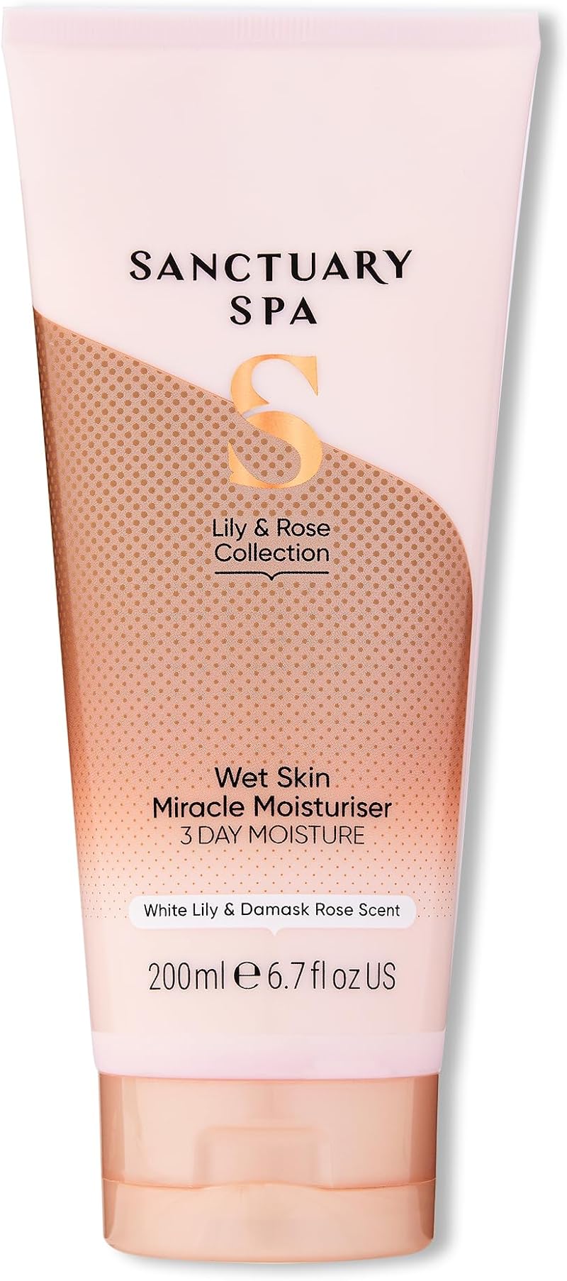 Sanctuary Lily and Rose Wet Skin Moisturiser 200 ml Vegan Cruelty Free