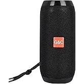 Giochem Bluetooth Speaker Wireless Portable Speaker, Mini Speaker Powerful Crystal Clear Sound Ipx4 Waterproof Bluetooth 5.0 TWS Paring Aux & Tf-Card Input for Home Party Beach Outdoor