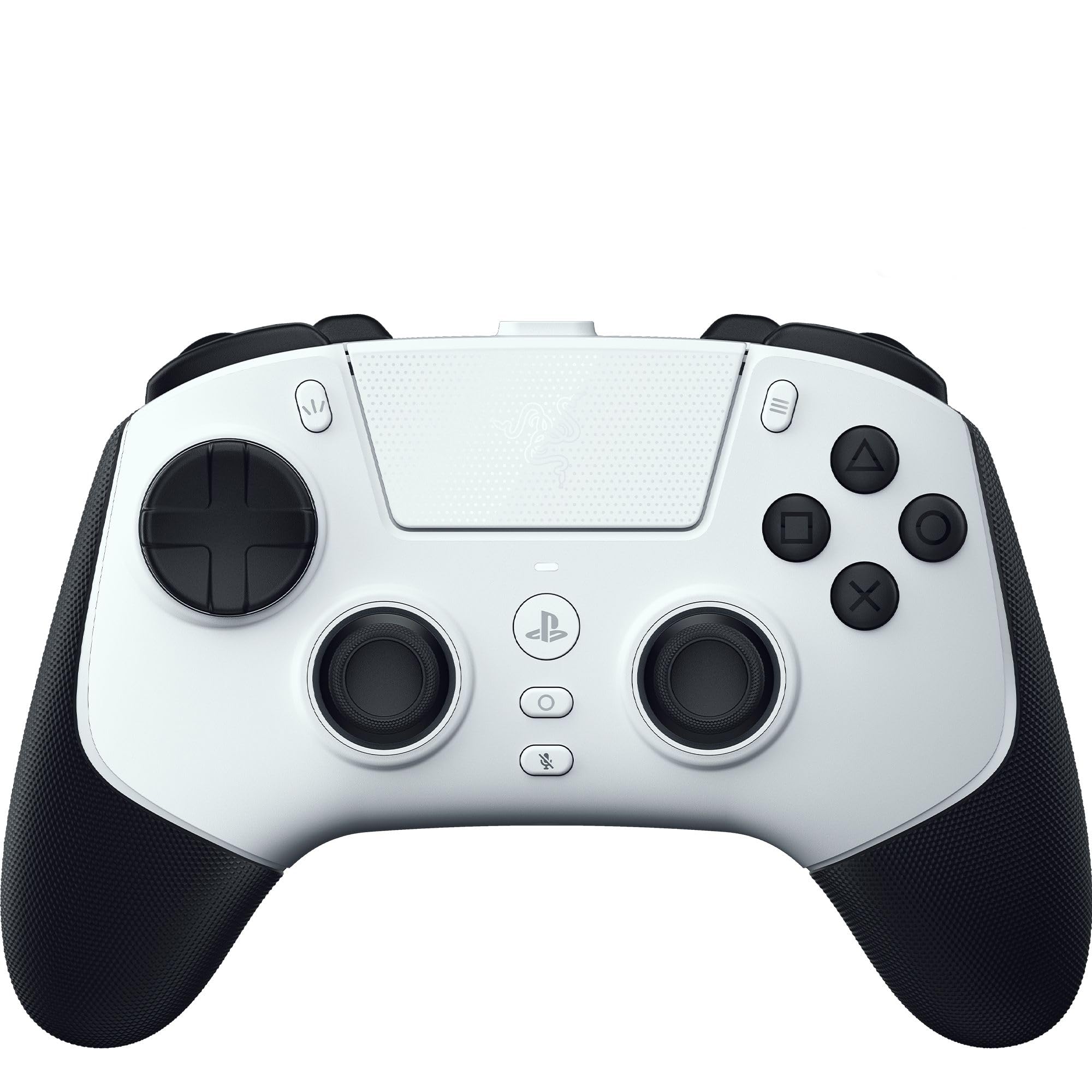 Razer Raiju V3 Pro - Kabelloser E-Sport-Controller für PlayStation 5 & PC - 4 abnehmbare Mausklick-Tasten & 2 Klauengriff-Bumper - TMR-Analogsticks - Pro HyperTrigger - Mecha-Tactile-Tasten | Weiß