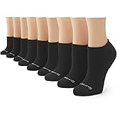 No nonsense Women's Mesh No Show Liner Socks, Cushioned