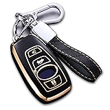 Cacacar for Subaru Key Fob Cover with Keychain, for