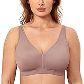 AISILIN Women's Plus Size Wireless Bra Support Comfort Full Coverage Unlined No Underwire Smooth