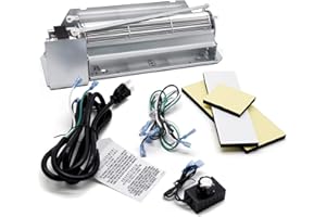 ADVIACE Replacement Fireplace Blower Fan Kit for Superior, Lennox, Astria Fireplaces, FBK-200 80l85 FBK FBK200 Fireplace Blower Kit for Superior sldvt-35nm dr-500cmn sldvt-35ne, Lennox lmdv3530cnm mpd3530cnm