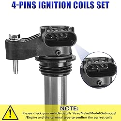 Set of 6 Ignition Coil Pack and Spark Plugs for GMC