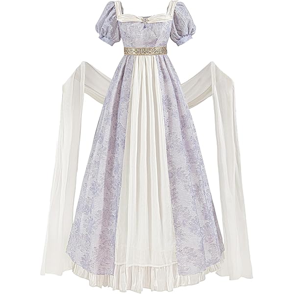 Adult Regency Dresses Women Victorian Empire Waist Tea Party Dress (US,  Alpha, X-Small, Regular, Regular, Pink) at Amazon Women's Clothing store
