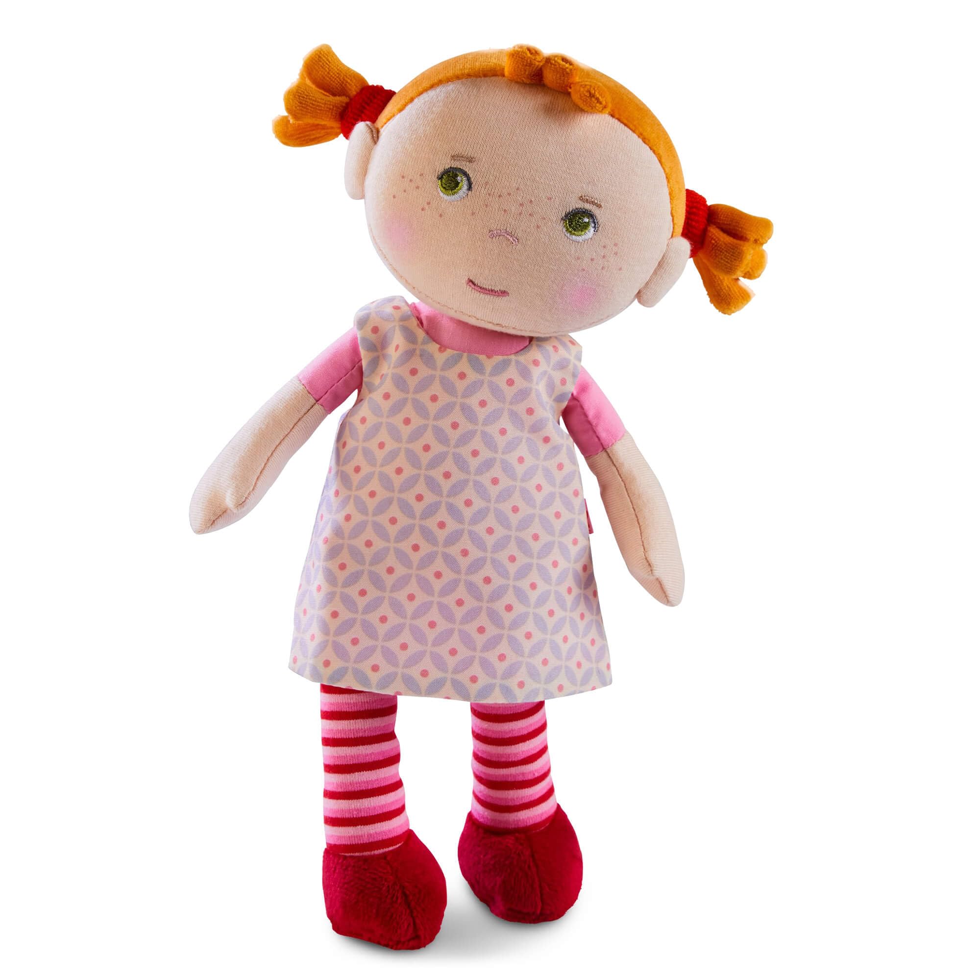 HABA Snug Up Doll Roya 25cm Soft Toddler Toy | Gentle Cuddle Companion For Home Nursery Travel And Play | Lightweight Doll For Baby Outings Stroller Trips And Daily Comfort For Boys And Girls