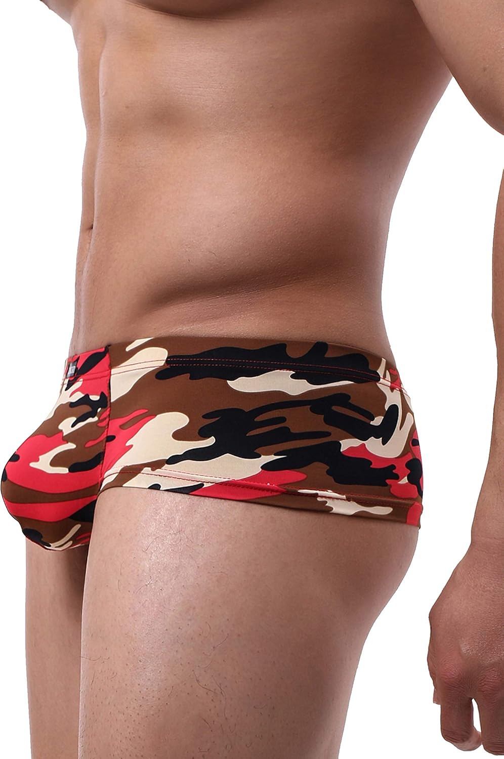 iKingsky Men's Camouflage Cheeky Boxer Briefs Sexy Mini Cheek Thong Underwear Stretch Brazilian Back Mens under Panties at  Men’s Clothing store
