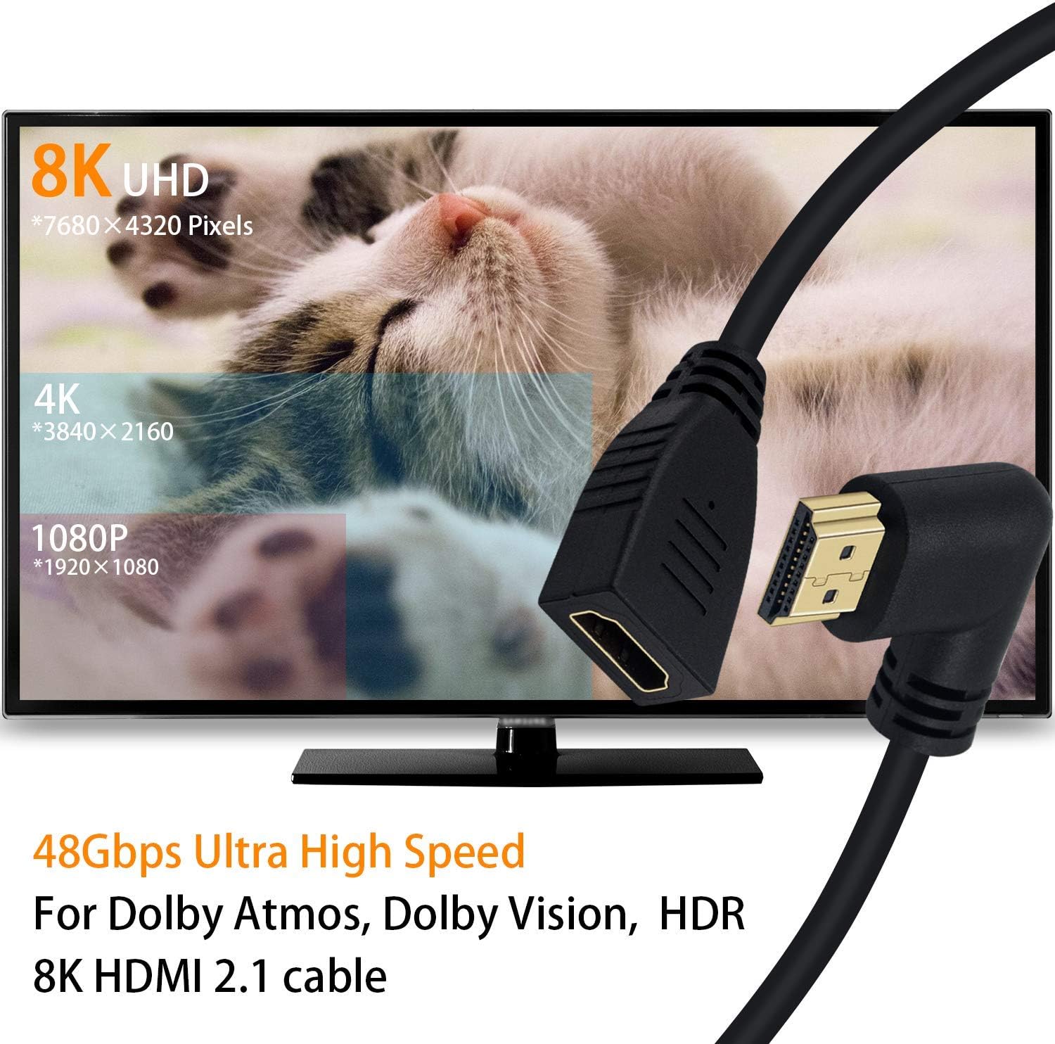 Maxhood 8K HDMI Extension Cable Short - Image 3