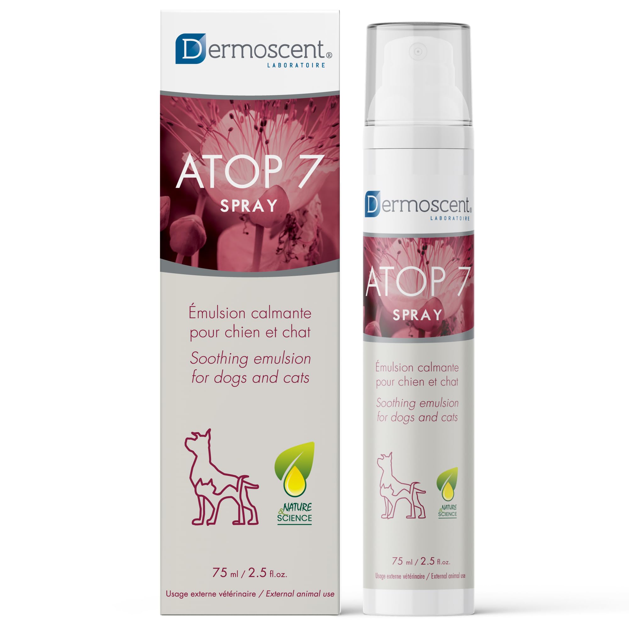 Dermoscent ATOP 7 Spray - No Rinse Skincare for Dogs & Cats - 150 ml