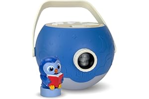 LUNA STORYTIME Kids Book Projector - 5 Read-Aloud Stories, 5 Songs, Night Light & Soothing Dream Music | Children Ages 3+ Storytime Projector for Kids & Toddlers | Educational Toys, Owl