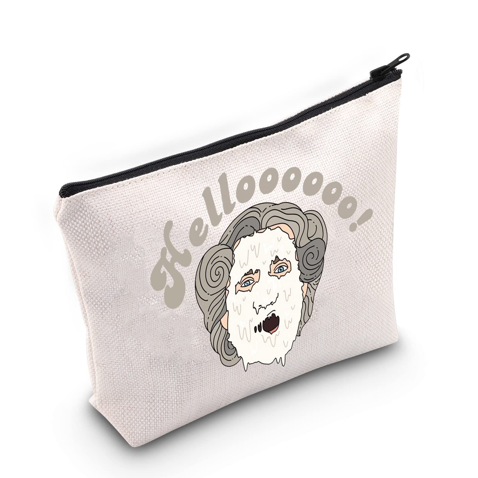 WZMPA Funny Mrs Cosmetic Makeup Bag Robin Fans Gift Helloooo Makeup Zipper Pouch Bag For Friend Family