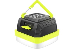 MARBERO 248LM Camping Lantern, LED Portable Lantern Tent Light, Emergency Power Bank, Survival Kits, Operated Lamp, for Camping, Power Outages, Hurricane, Hiking, Green