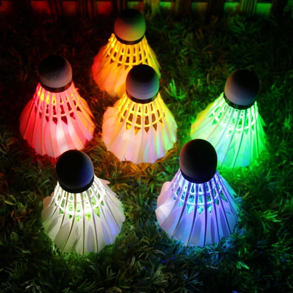 KEVENZ Goose Feather Badminton Shuttlecocks with Great Stability and Durability, High Speed Badminton Birdies (Multi) : Sports & Outdoors