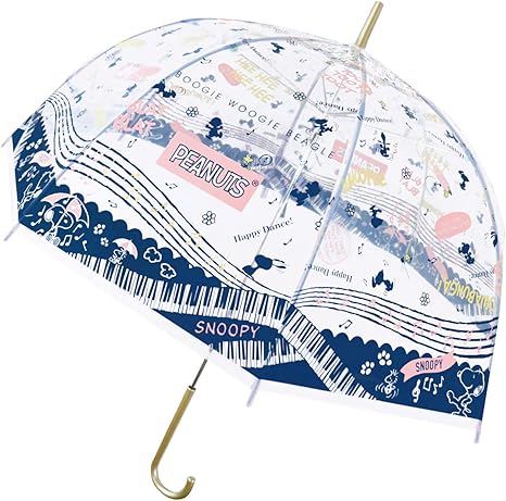 Amazon Co Jp ジェイズプランニング スヌーピー 長傘手開き Poe 大人傘 スヌーピー ミュージック 59cm ホーム キッチン
