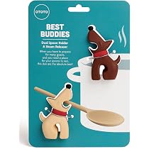 OTOTO Hot-Dog Oven Mitts - Funny Dachshund Pattern, Heat Resistant Double Mittens, Cute Kitchen Gift For Dog Lovers