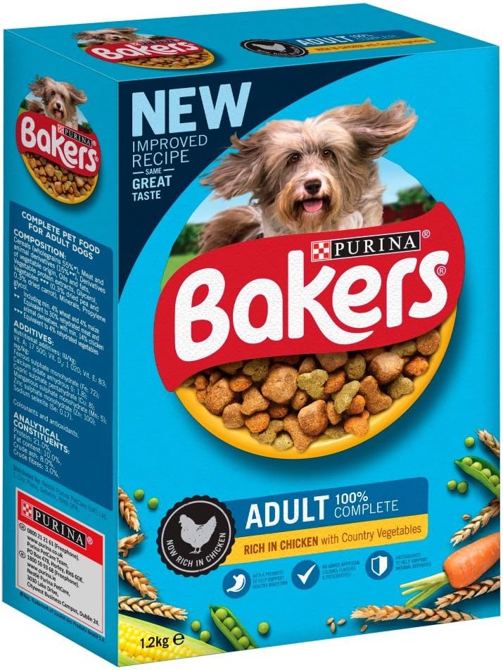 Bakers Dry Dog Food Chicken and Veg 1.2kg, 1.2 kg (Pack of 1) - Image 3