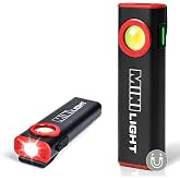 lexall Flashlight, E1 1200LM Mini Magnetic Pocket EDC Flashlight | 1200mAh Rechargeable, Portable Bright, Waterproof Mini Light With Clip, Working, Camping, Repairing, Emergencies