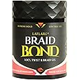 Laflare Braid Bond Gel Bulk 14.54 oz. | Extreme Hold for Natural & Kids Hair, Vegan, Nourishing, Braiding Hair, Twist Hair. (Peach)