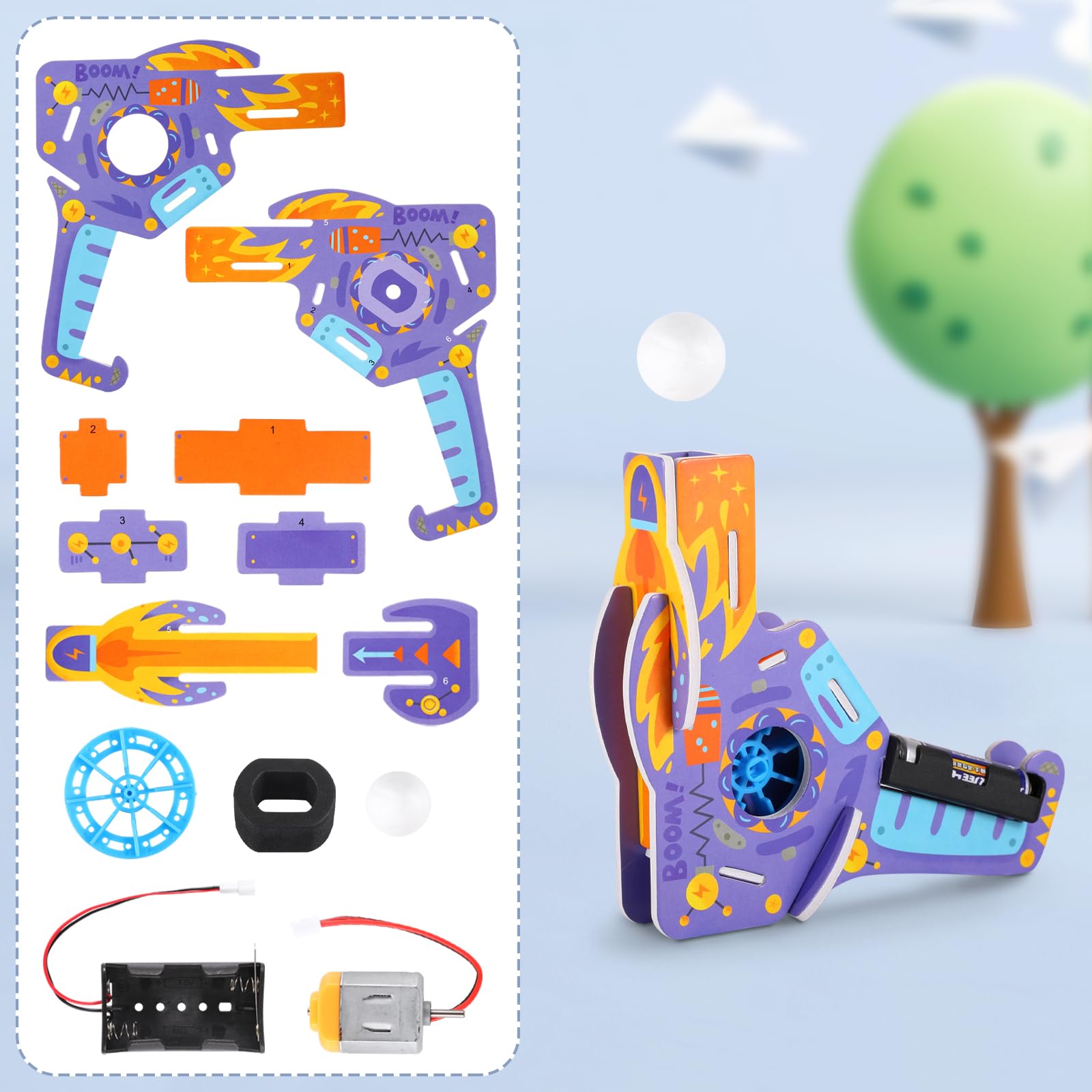 Mua 8 Set STEM Projects for Kids, DC Motor DIY Robotic Kit for Kids Age ...