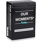 OUR MOMENTS Families: 100 Conversation Starter Cards for Families and Kids - Relationship Building - Car Travel, Road Trip & 