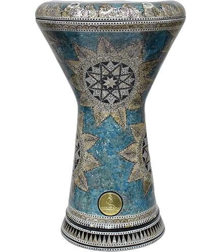 Amazon.com: The 17.75'' Stunning Metallic Darbuka Doumbek Gawharet