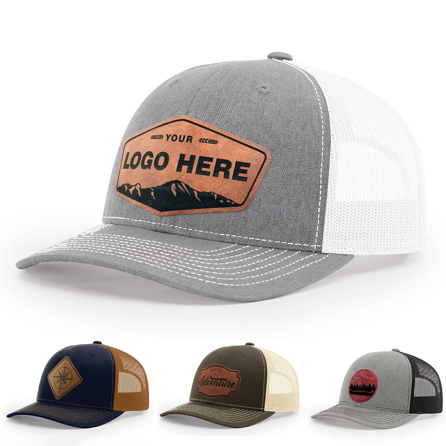 Personalized Custom 112 Style Trucker Leather Patch