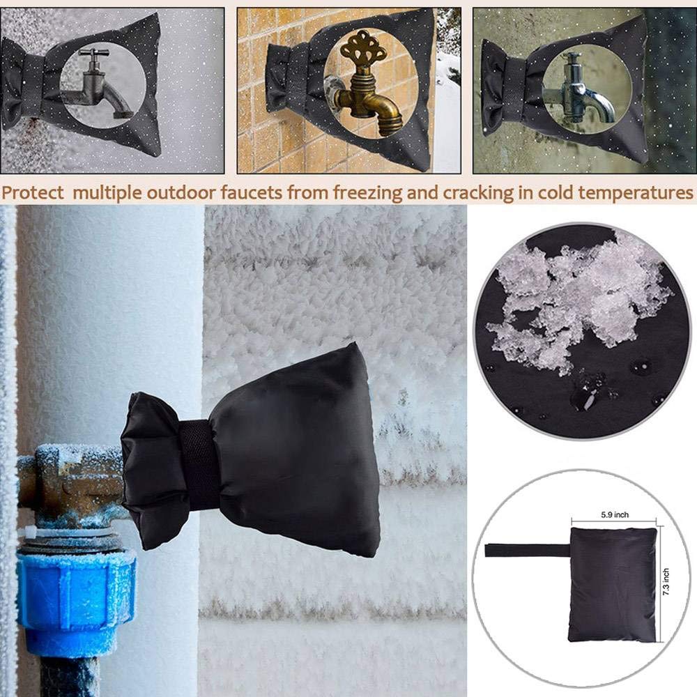 Faucets Blaburia Outdoor Faucet Cover Winter Socks Faucet Freeze