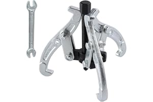 LEONTOOL 3 Jaw Gear Puller Gear Removal Tool for Slide Gears, Adjustable 3 Jaw Puller Remover for Removal Bearing, Gears, Pulley, and Flywheel, Motorcycle Car Auto Removing Kit 3-Inch