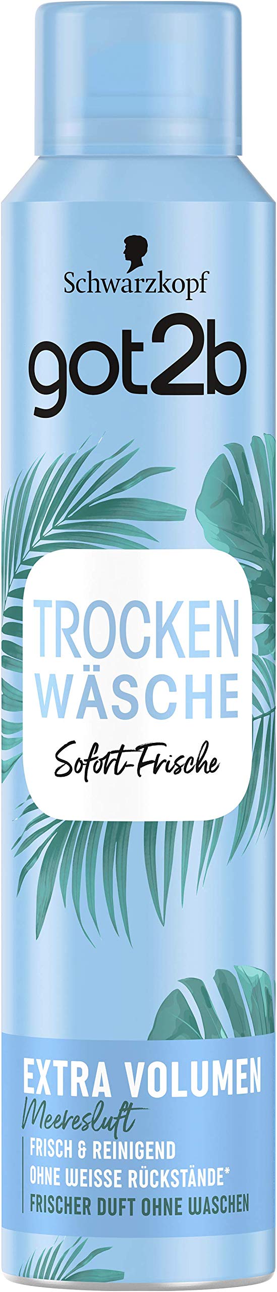 got2b Dry Shampoo Dry Laundry Extra Volume (200 ml), Dry Shampoo with Instant Fresh Effect and Volume Boost, Dry Shampoo without Residue, with Tropical Scent