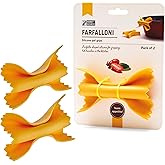 Monkey Business Farfalloni-Shaped Pot Holders – Mini Silicone Pinch Mitts | Fun Silicone Pot Gripper & Kitchen Gadget | Quirk