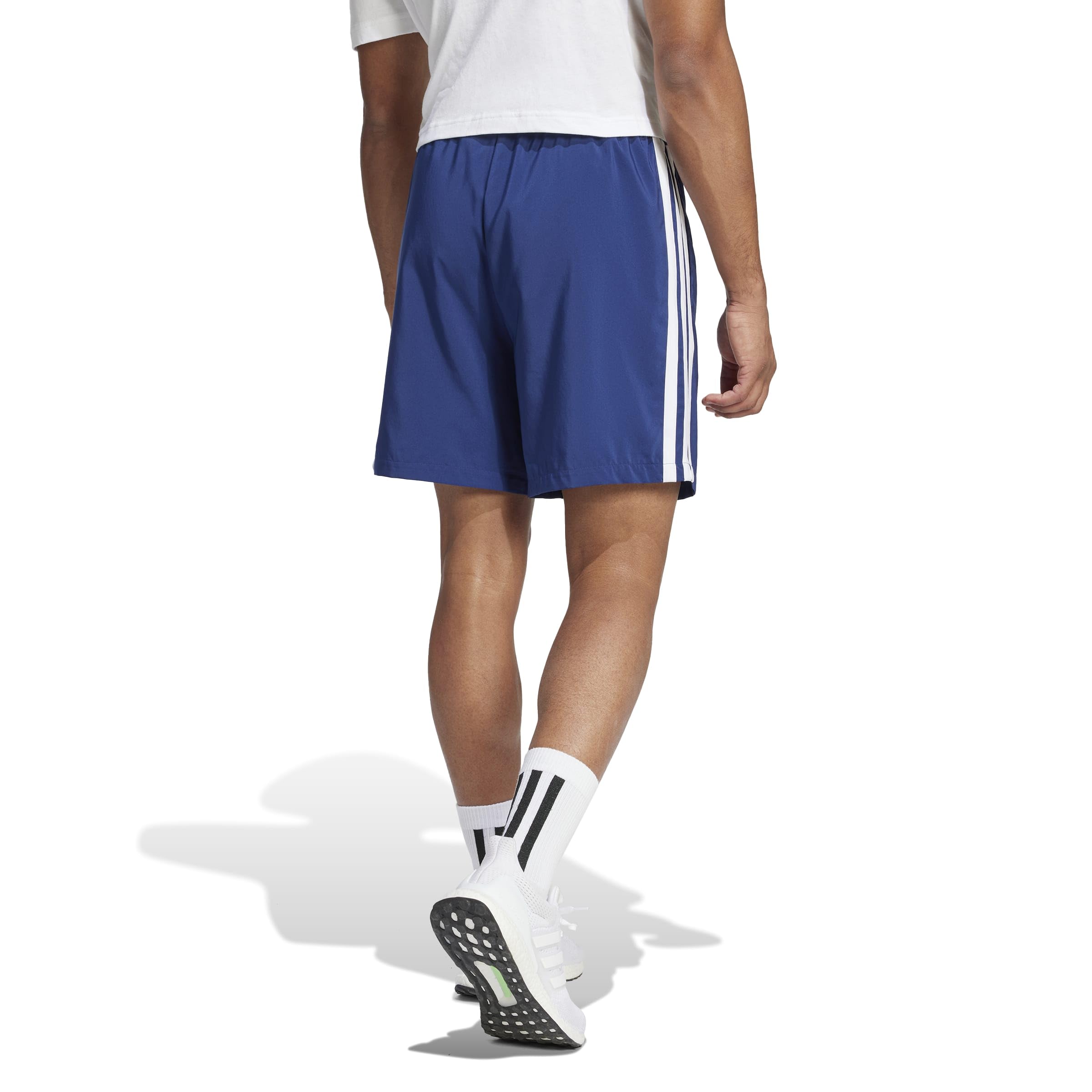 Adidas Herren Essential Three Stripes Chelsea Short, Dark Blue/White, XXL 4