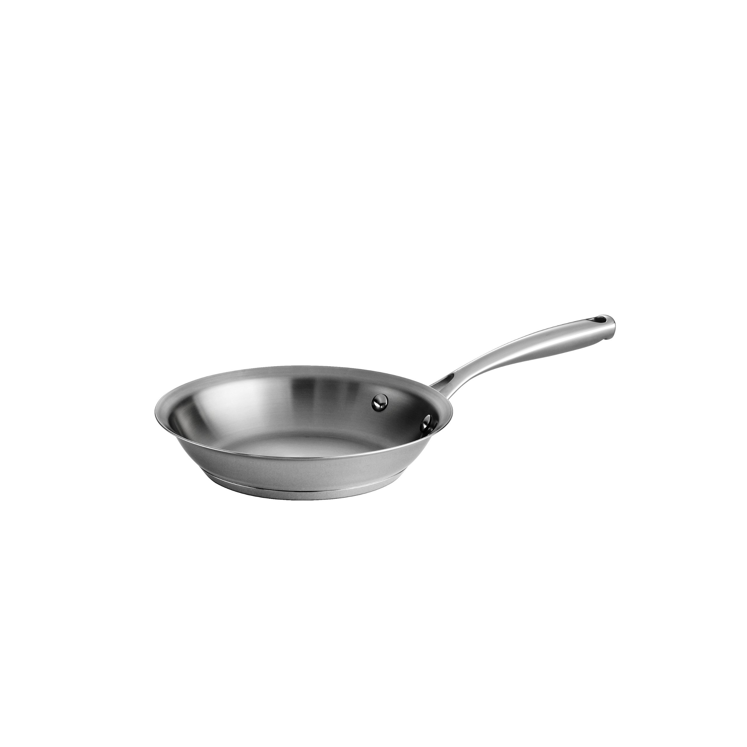 (FRY PAN, 20cm ) - Tramontina 80101/019DS Gourmet Prima Stainless Steel, Induction-Ready, Impact Bonded, Tri-Ply Base Fry Pan, 20cm , Made in Brazil