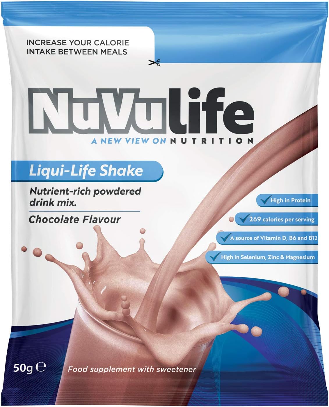 NuVuLife Meal Replacement Shake High Calorie, High Protein, Weight