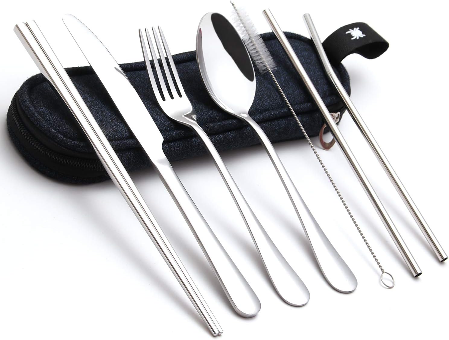 7pcs cutlery set with a organizer bag