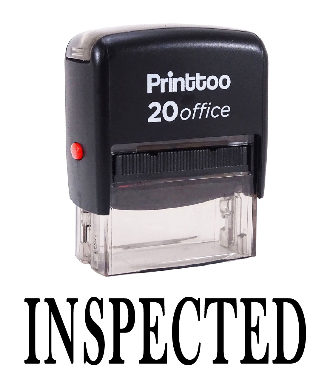 Printtoo Inspected Self Inking Rubber Stamp Office Stationary Custom Stamp-Black