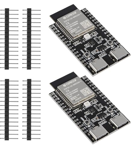 Waveshare ESP32-C6 Ontwikkelingsboard – WiFi 6, Bluetooth 5, Zigbee & Thread – 160MHz RISC-V Single-core – 16MB Flash – USB-C – Ideaal Voor IoT En Smart Home