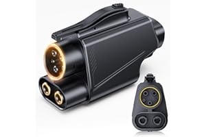 AIPOWAY NACS to CCS1 Tesla Charger Adapter, Upgraded Max 500A 1000V nacs DC Adapter Fast Charge for EV Charging Tesla Supercharger Stations EV Charger Adapter Compatible with Ford GM Rivian Polestar EV