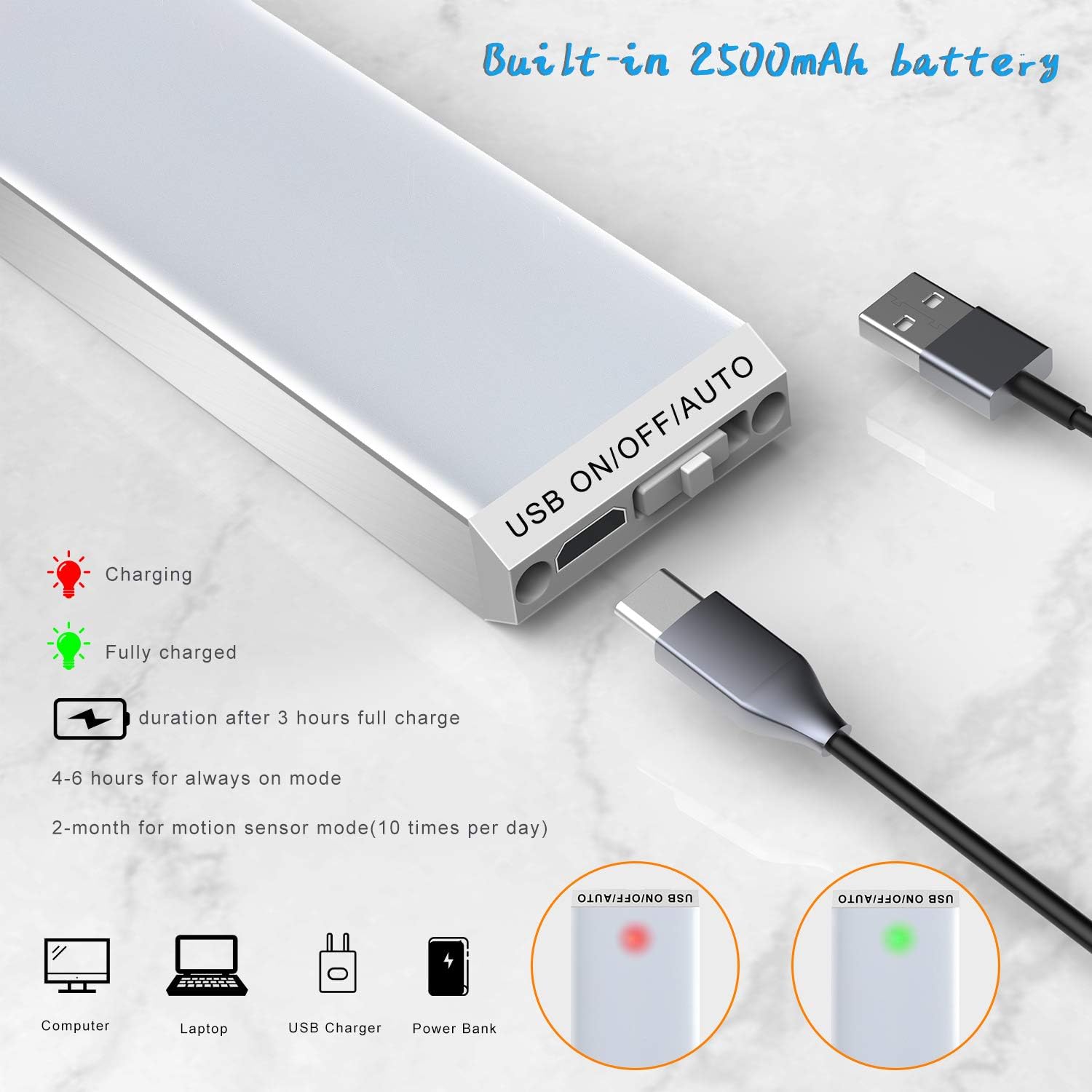 Battery Strip Lights For Kitchen