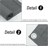 Sunny Guard Balcony Privacy Screen 90x300cm Anthracite UV Waterproof Windproof view 3