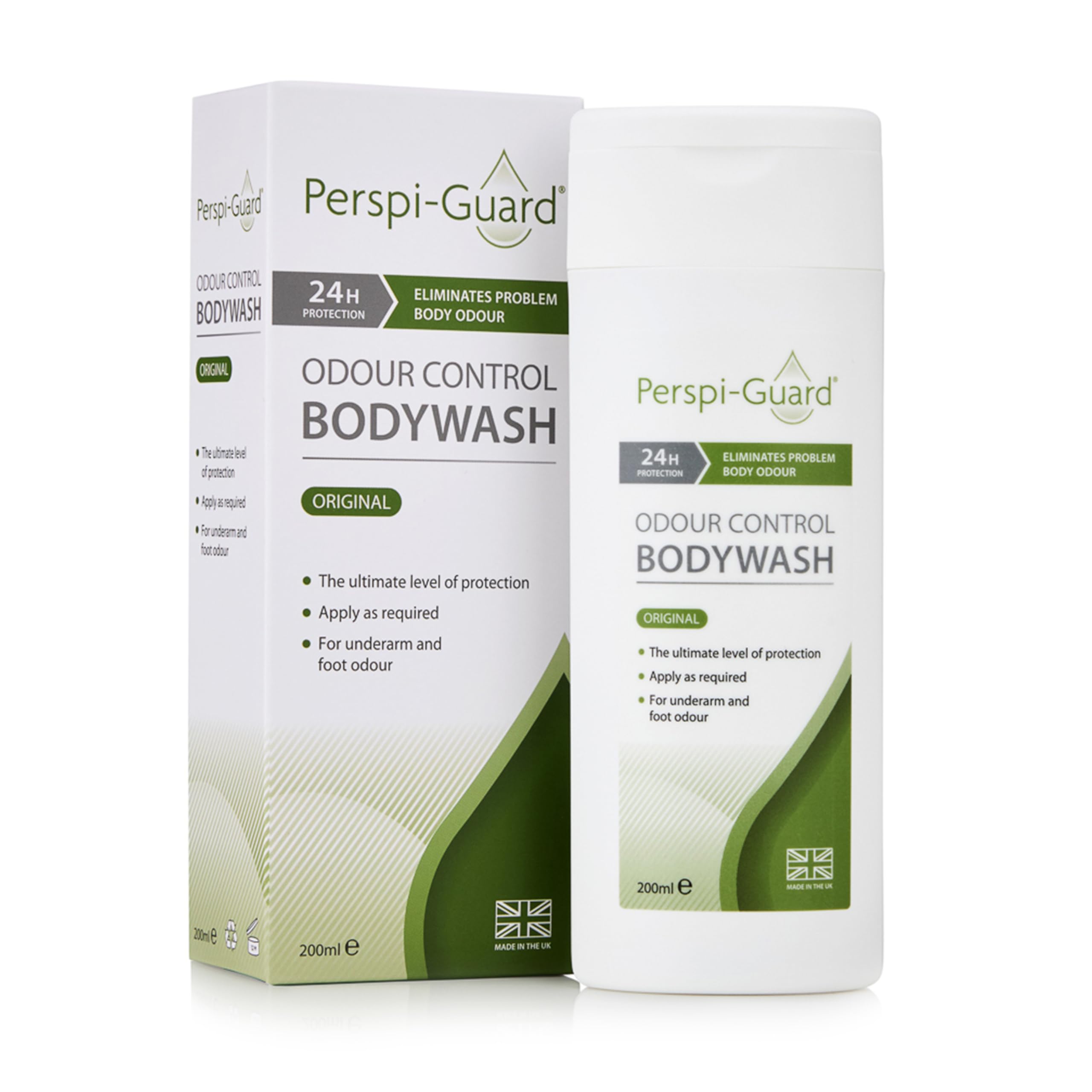 Perspi-Guard Odour Control Antibacterial Body Wash for Men & Women, Anti Bacterial Shower Gel Targets Body Odour for Long-Lasting Protection, 200 ml โ image 1