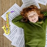 HOMSFOU Golden Kids Saxophone Toy Musical Instrument 8 Keys Plastic Toddler view 7