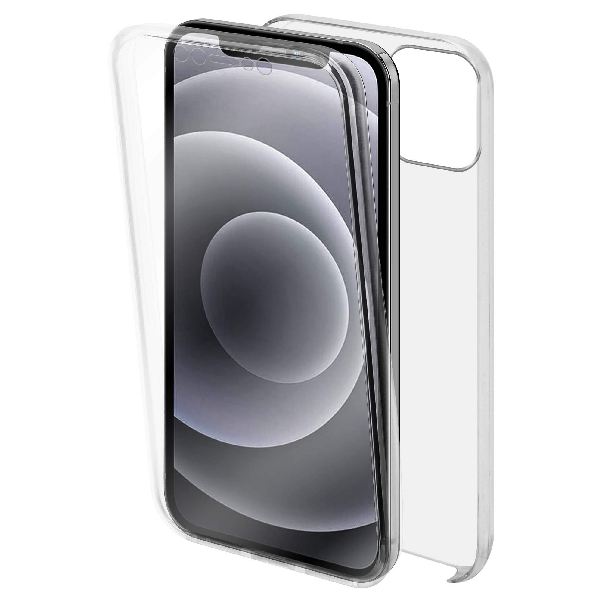 iPEAK For iPhone 12 Pro Max Case [6.7 Inch] Transparent Full Body Crystal Clear Front and Back 360 Degree Protective Phone Cover (Clear)